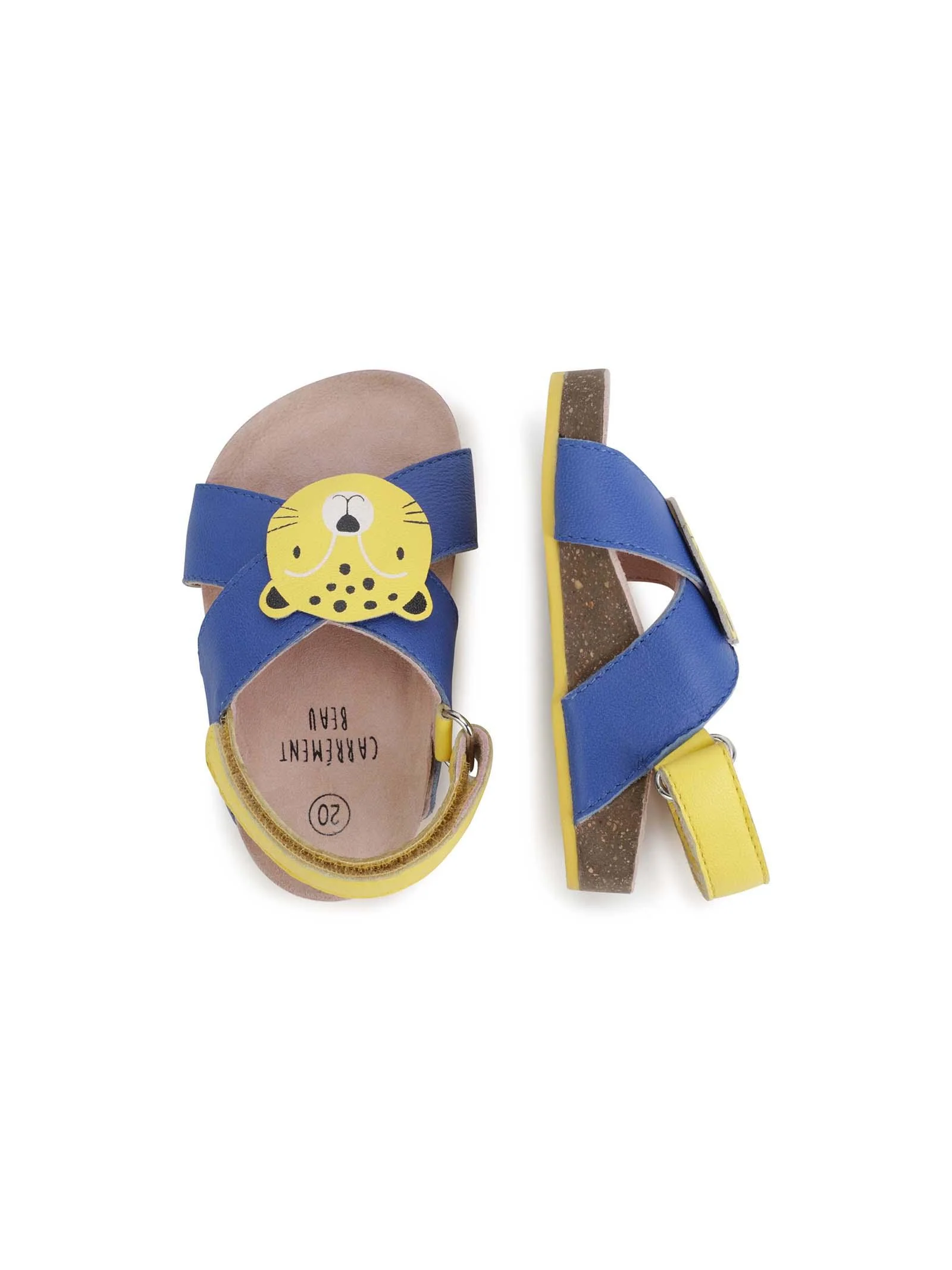 Sandali blu elettrico e giallo - Image 5