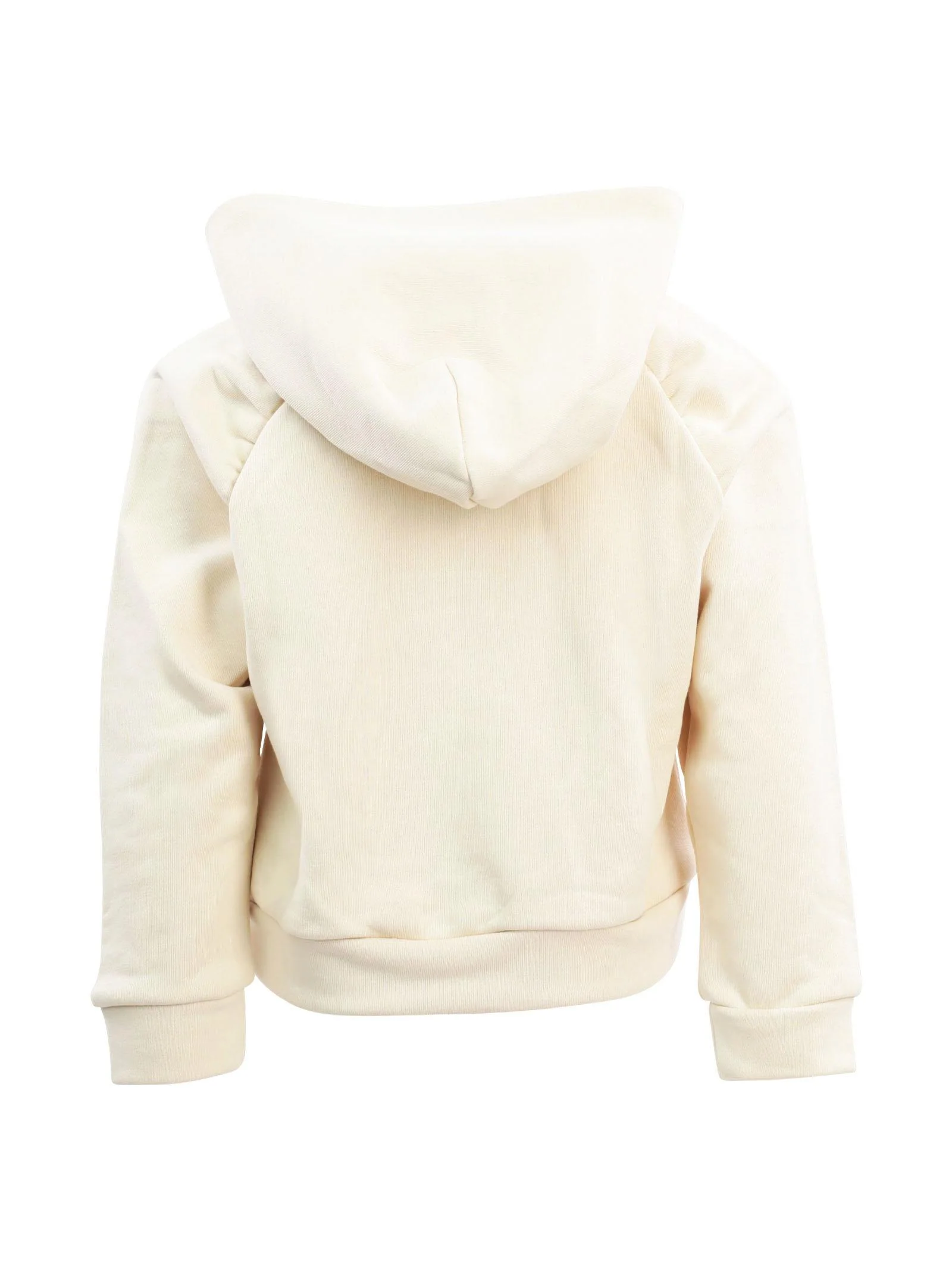 Felpa oversize avorio con charm - Image 3