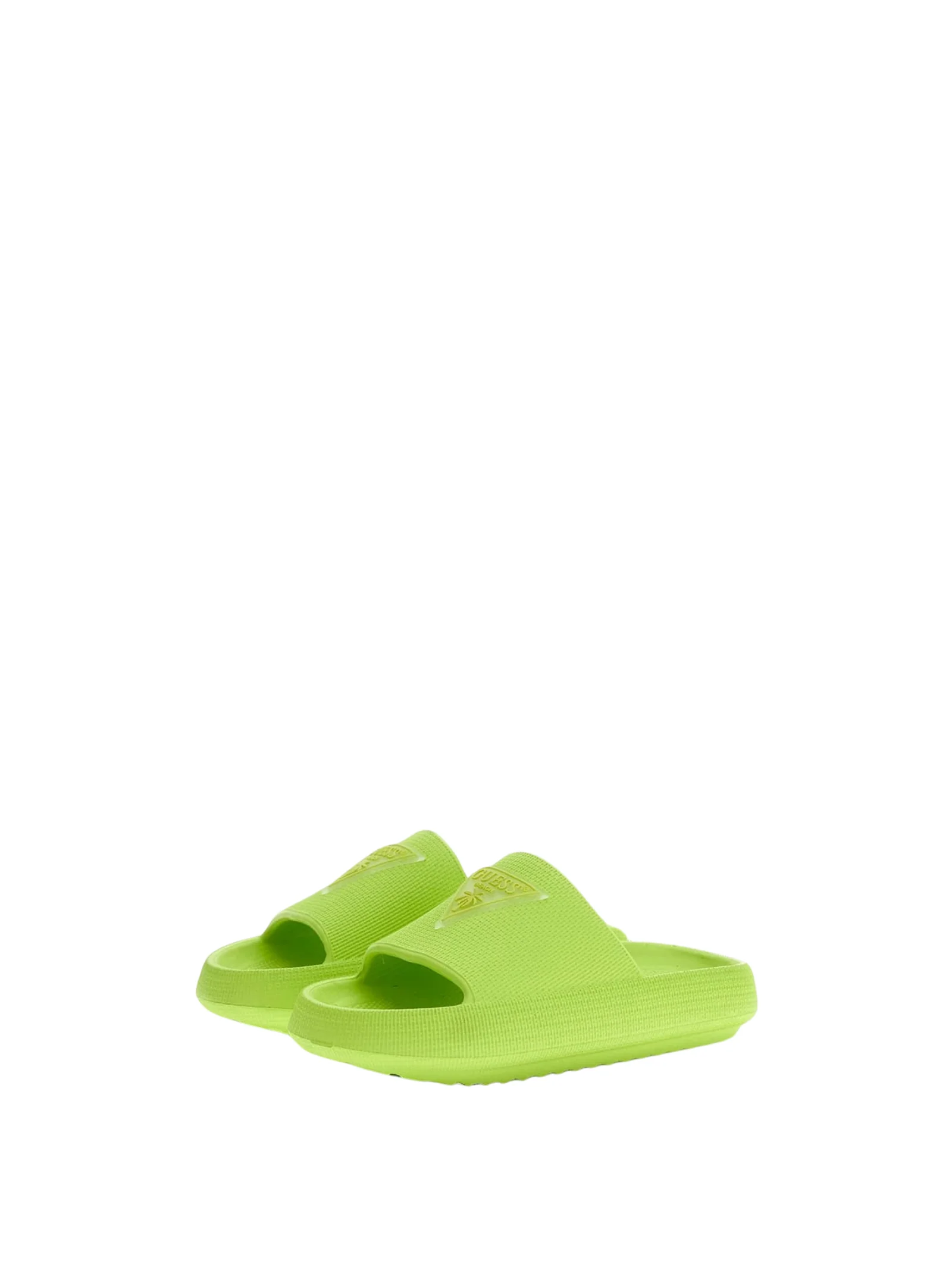 Ciabatte Guess verde con logo su fascia - Image 3