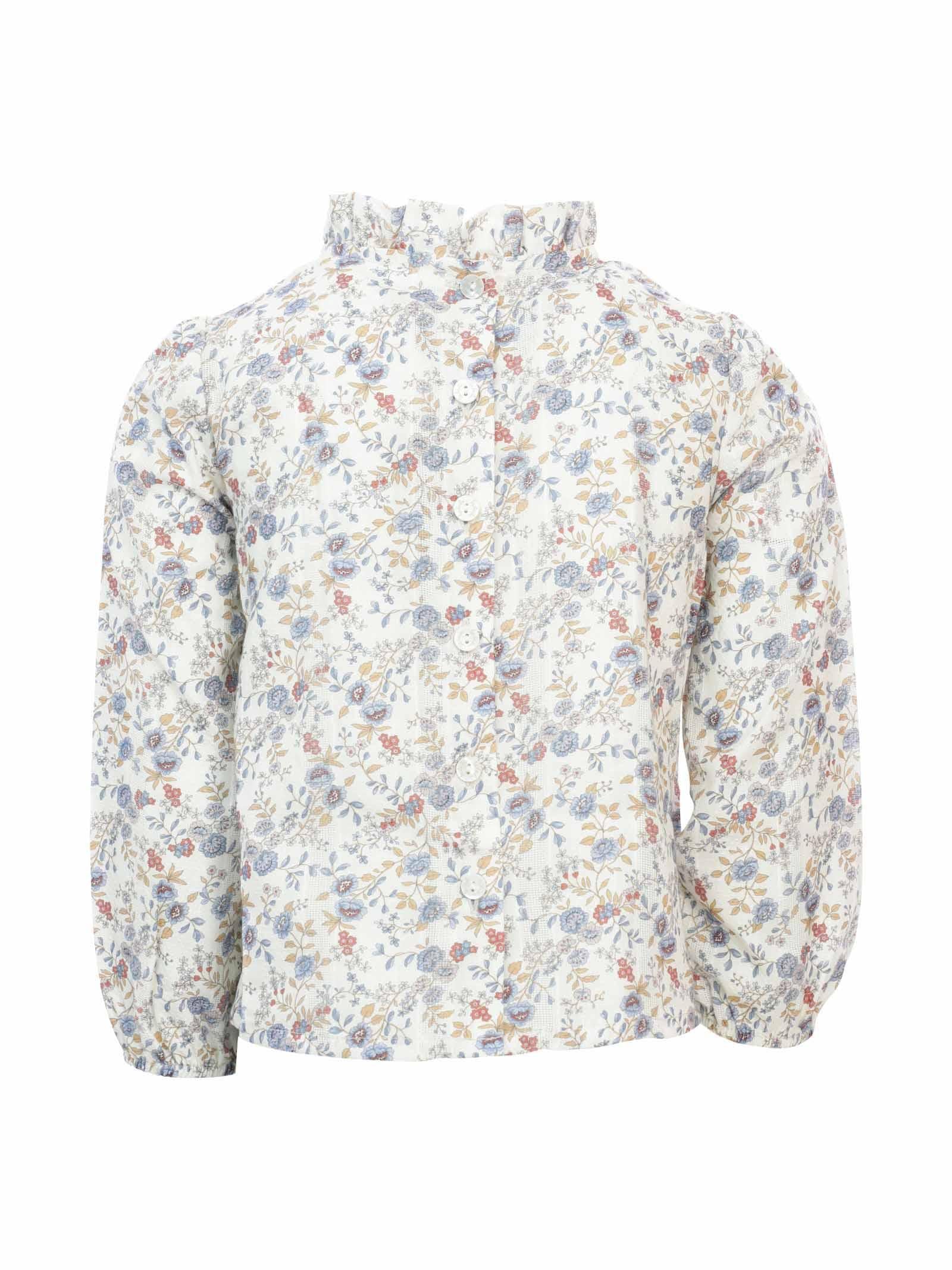 Camicia floreale in cotone - Image 3