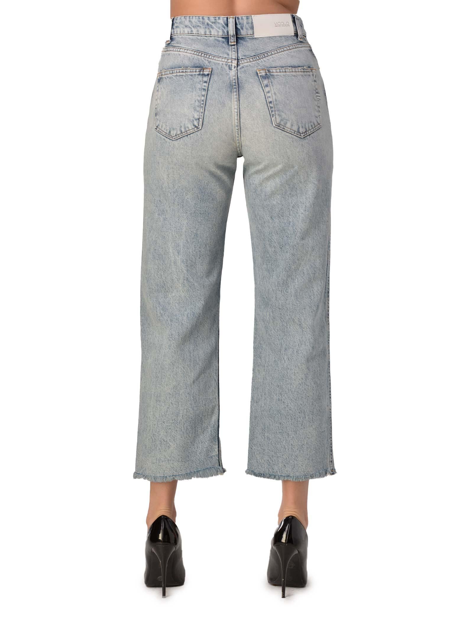 Jeans palazzo vita alta - Image 3